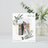 バジェット葉金ゴールド&ユーカリありがとう写真 (スタンド正面)