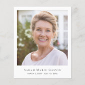 バジェット葬儀クロスEucalyptus写真ありがとう (裏面)