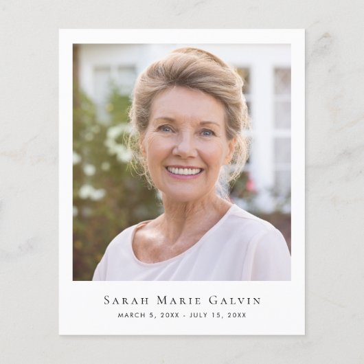 バジェット葬儀クロスEucalyptus写真ありがとう (裏面)