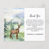 バジェット葬儀悔やみや弔慰サンキューウッドランドディアー (正面)