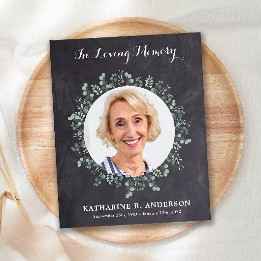 バジェット葬儀悔やみや弔慰サンキューカードユーカリ