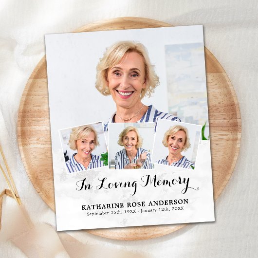 バジェット葬儀4フォトコラージュ悔やみや弔慰ありがとう