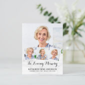 バジェット葬儀4フォトコラージュ悔やみや弔慰ありがとう (スタンド正面)