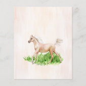 バジェット行くベビーランニング行く馬のフォアール赤ちゃんシャワー (裏面)