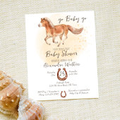 バジェット行くベビーランニング行く馬のフォアール赤ちゃんシャワー