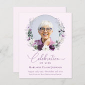 バジェット記念ピンクフローラお祝いオブ・ライフ (正面/裏面)