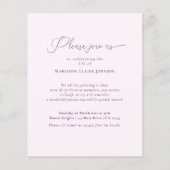 バジェット記念ピンクフローラお祝いオブ・ライフ (裏面)