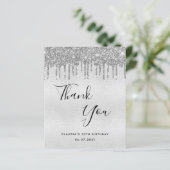 バジェット誕生日シルバーグリッター感謝していが乾く (スタンド正面)