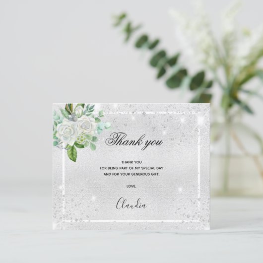 バジェット誕生日シルバーフローラ感謝してい写真 (スタンド正面)