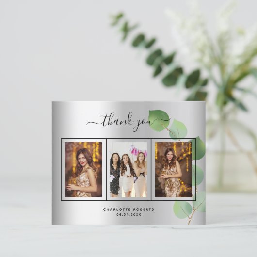 バジェット誕生日シルバーユーカリ感謝してい写真 (スタンド正面)