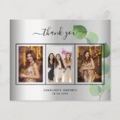 バジェット誕生日シルバーユーカリ感謝してい写真 (正面)