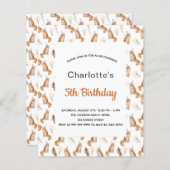 バジェット誕生日パーティー猫ホワイトゴールデンガール (正面/裏面)