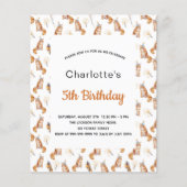 バジェット誕生日パーティー猫ホワイトゴールデンガール (正面)