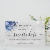 バジェット誕生日パーティー銀色の日付を保存 (スタンド正面)