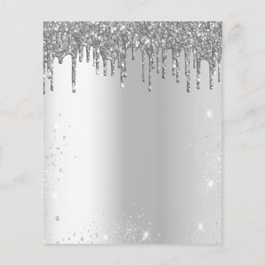 バジェット誕生日パーティー銀金ゴールドバルーングリッター (裏面)