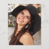 バジェット誕生日王室のブラックフォト招待 (裏面)