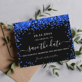 バジェット誕生日王室のブラックブルー日付を保存