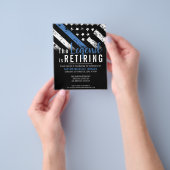 バジェット警察の退職シンブルーラインパーティー チラシ (手)