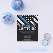 バジェット警察の退職シンブルーラインパーティー チラシ (シングル)