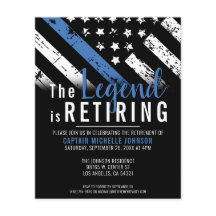 バジェット警察の退職シンブルーラインパーティー