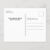 バジェット警察クリスマスカード写真ブルー国旗 (裏面)