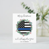 バジェット警察シンブルーラインクリスマスポストカード (スタンド正面)