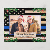 バジェット警察シンブルーライン米国国旗のクリスマス (正面)