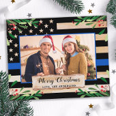 バジェット警察シンブルーライン米国国旗のクリスマス