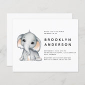 バジェット象男女兼用の赤ちゃん (正面/裏面)