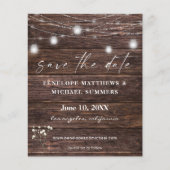 バジェット赤ちゃんの息素朴の写真デートを保存 (正面)