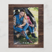 バジェット赤ちゃんの息素朴の写真デートを保存 チラシ (裏面)