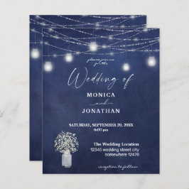 バジェット赤ちゃんの息、黒板、ストリングライト