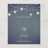 バジェット赤ちゃんの息、BGシャルボード、ストリングライト (裏面)