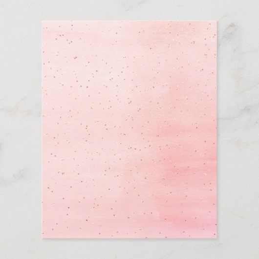 バジェット赤ちゃんシャワーボーホパンパスグラス赤面ピンク (裏面)