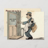 バジェット赤ちゃんシャワー招待状中立 インビテーションポストカード (正面/裏面)