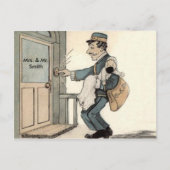 バジェット赤ちゃんシャワー招待状中立 インビテーションポストカード (正面)