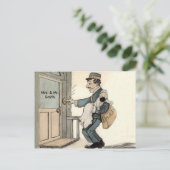 バジェット赤ちゃんシャワー招待状中立 インビテーションポストカード (スタンド正面)