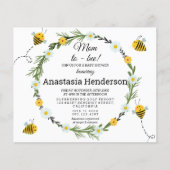 バジェット赤ちゃんシャワー招待状。 (正面)