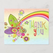 バジェット赤ちゃんシャワー虹のメッセージありがとう (正面)