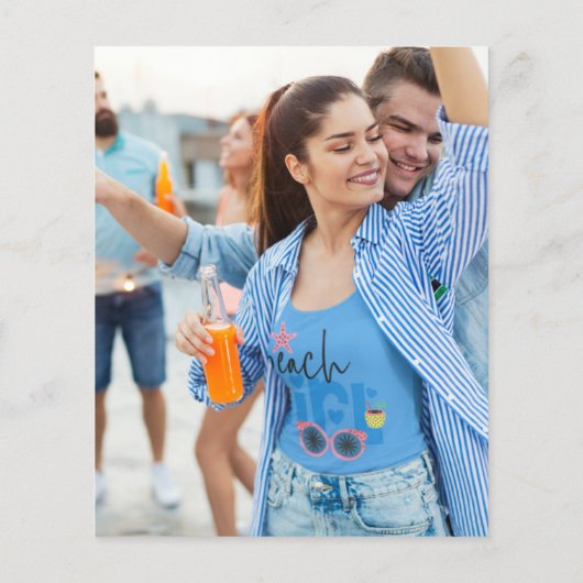 バジェット赤グリッター写真21st誕生日ありがとう (裏面)