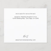 バジェット赤フローラ詳細 – 白 (裏面)