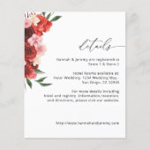 バジェット赤フローラ詳細 – 白VH2 (正面)