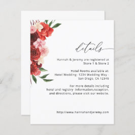 バジェット赤フローラ詳細 – 白VH2