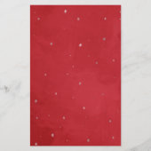 バジェット赤メリーすべて4フォトホリデーカード (裏面)