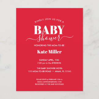 バジェット赤白男女兼用赤シャワー