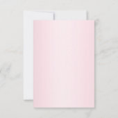 バジェット赤面ピンクグリッターバルーン子供の誕生日 ノートカード (裏面)