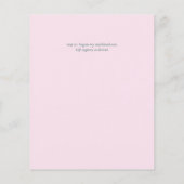 バジェット赤面ピンクマグノリアスセージ結婚ユーカリ (裏面)