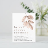 バジェット赤面葉ブライダルシャワールンチョン招待状 (スタンド正面)