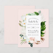 バジェット赤面&トロピカルグリーンブライダルシャワー (正面/裏面)