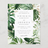 バジェット金ゴールドと水の色トロピカルグリーン結婚ズ (正面)